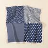 Pañuelo Fino de Seda Imitación Estampado de Puntos Franceses Negro y Blanco Anacardo Cuadrado Pequeño Versátil para Todas las Ocasiones Moda Primavera y Verano Producto Decorativo Individual