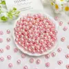 Venta Caliente Transfronteriza Perla Shijia Imitación Vidrio Fantasma Perforado Perlas de Perlas Simuladas Cuentas Sueltas DIY Accesorios para Ropa