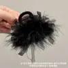 Pinza de Garra de Pluma para Mujer, Accesorio para el Cabello de Alta Gama, Pinza con Tacto Premium, Nuevo Estilo 2025, Pasador Esponjoso, Pinza de Tiburón