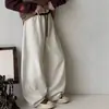 Calça Feminina Primavera e Outono 2026 Novo Estilo para Crianças Maiores, Calça de Moletom Esportiva de Outono, Calça Casual Larga Curva
