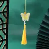 Borla de Mariposa Bordada de Doble Cara de 8 cm Materiales Hechos a Mano DIY Accesorios Estilo Chino Belleza Niño Ropa Broche Colgante
