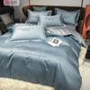 Jielia juego de ropa de cama de boda de cuatro piezas algodón de boda algodón colcha rojo grande sábana funda de edredón juego de tres piezas