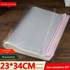 Saco auto-adesivo OPP 23*34 camada dupla 5 silk saco grande para embalagem de vestuário saco de filme de selagem transparente plástico auto-adesivo