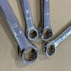 Llave de anillo de doble propósito llave cerrada cromada herramienta de reparación automotriz desmontaje rápido llave multifunción reparación de automóviles