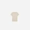 Verano Femenino Casual Simple Versátil Cómodo Absorbente de Sudor Cáñamo Puro Manga Corta Camiseta Top de Punto 2024247