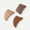 Palo Masajeador Triángulo de Sándalo para Acupuntos de Pies, Masajeador Terapéutico de Madera Maciza Natural para Pies, Gua Sha