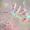 Fuegos Artificiales Coloridos, Hermosas y Vibrantes Pegatinas para Uñas en Relieve, Pegatinas Impermeables para Uñas, Cámara CCD, Taza de Agua, Decoraciones para Portalápices