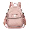 Bolso de Doble Hombro de Moda para Mujer Textura de Alta Calidad Cuero Suave Mochila Pequeña para Viajes Urbanos Mochila Simple para el Trabajo Mochila Elegante de Gran Capacidad