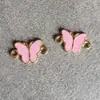 Moda nueva transfronteriza accesorios de joyería con gota de aceite accesorios diy mariposa metal joyería accesorios diy comercio exterior Mayoreo
