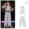 Ropa de Actuación de Danza Jazz para Niñas, Ropa de Actuación de Hip-Hop, Ropa de Moda para Niñas, Elegante para Pasarela, Traje Hiphop Street Catwalk