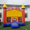 Proyecto Transfronterizo Castillo Inflable para Niños Trampolín Cuadrado Trampolín Equipo de Diversión para Interiores y Exteriores Castillo Travieso Tobogán