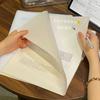 Archivador tipo L para exámenes estudiantiles de alto valor, almacenamiento de papel A4, gran capacidad, grosor extra, libro de almacenamiento de datos para currículums estudiantiles