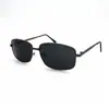 Gafas de sol al por mayor gafas de metal gafas de sol cuadradas de una sola varilla de doble varilla gafas de sol negras para hombre