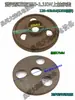 Tapa superior de hierro fundido para carcasa de rodamiento de bomba de aguas residuales Soporte Placa de flor Tapa de flor Placa de flor de rodamiento Tapa de presión para bomba de ratón pequeño