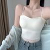 Chaleco para Mujer de Longitud Media, Transpirable, Cómodo, con Tirantes de Hilo Sencillos, Espalda Bonita sin Aro de Acero, Base Fija para Ropa Exterior