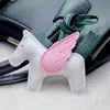 Pendente de Couro do Ano do Cavalo Pingente Criativo de Pônei Acessório de Couro PU Recheado Desenho Animado Exquisito Pingente de Bolsa de Pônei