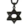 AliExpress moda acero de titanio simple estrella de seis puntas hombres y mujeres colgante joyería genial fabricantes al por mayor TGDZ0808