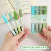 Marcador de cores degradê marcação de cor de alta aparência marca chave marcação estudante caneta proteção ocular cor grande capacidade highlighter