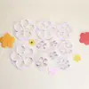 Molde para hornear flor de ciruelo, herramienta de decoración de galletas de dibujos animados, fondant para pastel, molde pequeño de frutas y verduras para panecillos, para uso doméstico