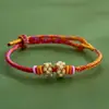 Pulseira de Corda Colorida do Festival do Barco-Dragão para Crianças e Bebês Pequenos Bolinhos de Arroz Corda Vermelha Saco de Tigre Tecido à Mão Pulseira Atacado