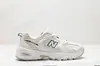 Nuevos Zapatos Bailun NB530 Torre Blanco Verde para Hombre y Mujer Malla Plateada Retro Deportivos para Correr Zapatos de Pareja MR530