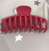 Pinza para el pelo de Hueso de Dragón Simple de 11 CM para Mujer, Acabado Mate, Elegante Pinza para Recogidos en la Parte Trasera de la Cabeza, Accesorio para el Cabello de Pinza de Tiburón