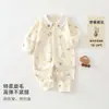 Mameluco para bebé, ropa de bebé estilo otoño, pijama de manga larga 100% algodón, mameluco, ropa exterior, Ropa para bebé Anyang