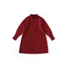 Fábrica de roupas infantis outono nova chegada vestido crianças MDD Roupas de Ano Novo estilo chinês saudações de Ano Novo roupas de tricô menina princesa