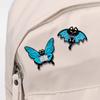 Broche original de dibujos animados con alas de mariposa y gato, con personalidad creativa, bonito adorno para ropa, accesorios para mochilas escolares, insignia.
