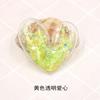 Estrellas de lentejuelas coreanas explosivas corazón de amor arena movediza transparente accesorios para el cabello de niños funda de teléfono móvil accesorios decorativos