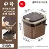 Cubo para Residuos de Té, Cubo para Aguas Residuales, Cubo de Té para el Hogar, Filtro de Mesa de Té, Cubo de Té, Accesorios para Ceremonia del Té, Cubo de Basura con Drenaje Kung Fu