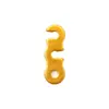 Hebilla de Aleación de Aluminio para Paracord para Exteriores Accesorios de Cordón para Toldo de Tienda Hebilla de Cuerda de Viento Hebilla de Cuerda con Apertura de Tres Ojos Hebilla Antideslizante Tamaño Pequeño