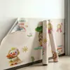Papel pintado autoadhesivo lindo de dibujos animados, pegatinas de pared impermeables, papel pintado para el hogar, pegatinas decorativas para pared de fondo de habitación infantil, dormitorio
