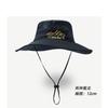 Nuevos Sombreros de Pescador Bordados para Exteriores para Hombres y Mujeres Estilo Camping Montañismo Sombreros Parasol Pesca Protección Solar Serie Sombrero Vaquero Occidental