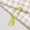Pingente de Urso Transparente com Contas Fofo Material DIY Feito à Mão Acessórios para Chaveiro Enfeites Acessórios para Bonecas Venda por Atacado