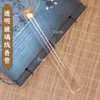 Tubo de Incenso de Vidro, Porta Incenso Altamente Transparente, Varetas de Incenso de Agarwood e Sândalo, Suporte para Varetas de Incenso, Rolha de Madeira, Recipiente de Teste para Incenso