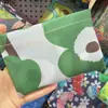 Bolsa de Compras Dobrável 210D em Estoque, Bolsa Tote Fofa com Desenho Animado Floral, Tamanho Grande