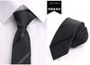 Gravata masculina estreita de cor sólida, 5 cm, alta densidade, 1200 agulhas, fio tingido, casual, lisa, coreana, comércio exterior