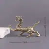 Adornos de Latón de Cuatro Bestias Míticas: Dragón Verde, Tigre Blanco, Ave Roja y Tortuga Negra; Set Creativo de Bestias Míticas de Cuatro Lados; Adornos Artesanales para Decoración del Hogar