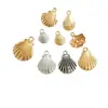 Pingente de Concha de Liga DIY Estilo Oceano Charme de Concha Brinco Colar Pulseira Artesanais Acessórios de Joia Venda por Atacado