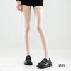 Meias de Seda Cinza para Mulheres com Padrão Brilhante de Diamante, Seda Preta Sexy, Emagrecedoras, Anti-Puxões, Meia-Calça Listrada Cruzada