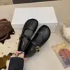 Confortável Uma Alça Salto Grosso Tira no Dedo do Pé Versátil Split Falso Retro Francês Sapatos Mary Jane Sapatos Individuais Mulher Primavera Outono Estilo Gentil Decote Baixo
