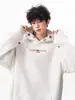 Sudadera con Capucha Bordada Estilo Étnico Pesado para Hombre y Mujer, Tendencia Otoño e Invierno Gruesa de Manga Larga Ins Fresca Holgada