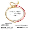 Elegante e Discreto Pulseira Francesa de Fio Vermelho Camada Dupla Uma Corrente Uma Corrente Pulseira Corajosa Pulseira da Sorte de Ano Novo Atacado