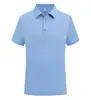 Atacado de fabricante de camisas Polo personalizadas, roupas de trabalho, camisetas de cor sólida com impressão de logotipo, roupas de trabalho respiráveis, camisas Polo personalizadas de manga curta