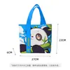 Nova Moda Desenho Animado Bolsa de Lona Grossa Bolsa de Ombro Bolsa de Estudante Bolsa de Armazenamento para Viagem de Primavera Bolsa de Lona Ins
