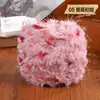 Hilo de mohair mezclado a mano con textura de pelo, hilo especial para bolsos de bricolaje, color caramelo, suave para sombreros hechos a mano, hilo para suéteres de ganchillo