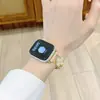 Pulseira de Relógio Corrente de Trevo de Quatro Folhas Adequada para Apple Watch iWatch 12ª Geração 11/10