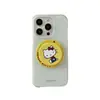 Funda de teléfono móvil magnética Ins tinta salpicada 16Promax para iPhone15 soporte magnético KT 14Pro/13