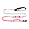 Correa Personalizada para Perro con Degradado de Colores, Elástica y Retráctil, Especial para Pasear Perros al Aire Libre, Accesorios para Mascotas para Perros Pequeños